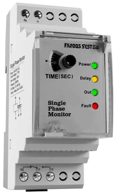 کنترل ولتاژ تکفاز (محافظ کنتاکتور)